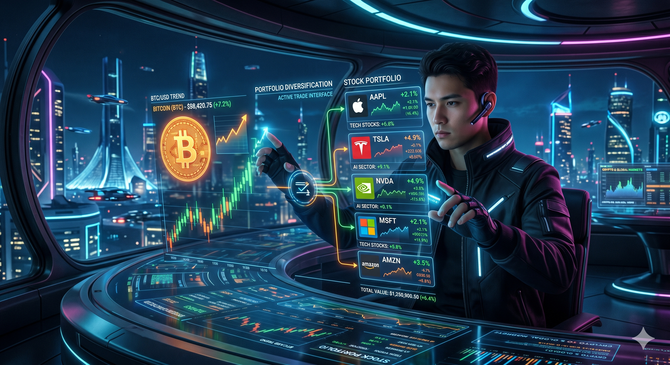 Portfolio on the blockchain